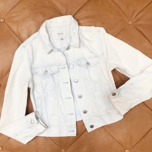 Aritzia Talula Denim Crop Jacket